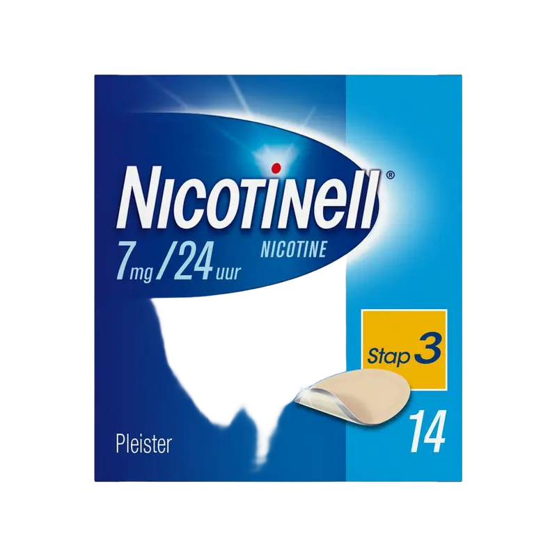 Nicotinepleisters 7mg 14