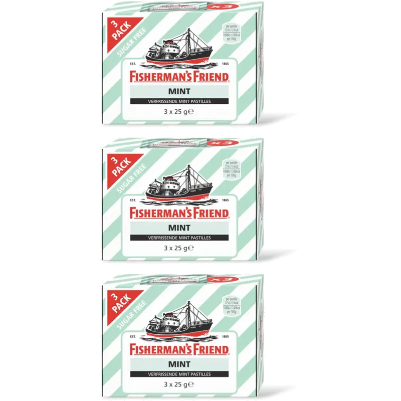 Mint suikervrij 3-pack
