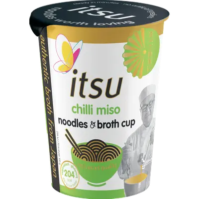 Chili miso noodles & broth cup