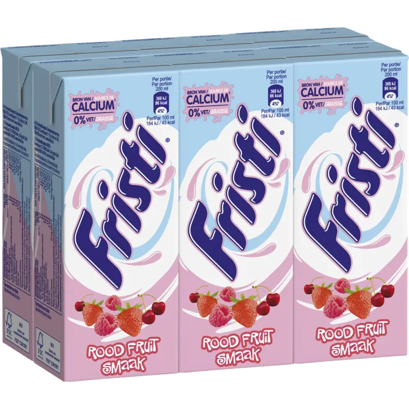 Rood fruitsmaak 6-pack