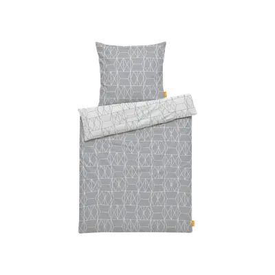 Dekbedovertrek 200 x 200 cm (Grijs)