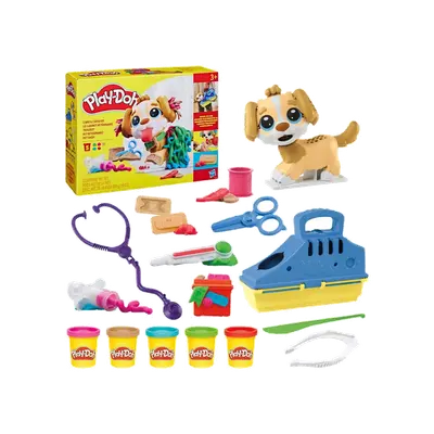 Kneedklei speelset (dierenarts)