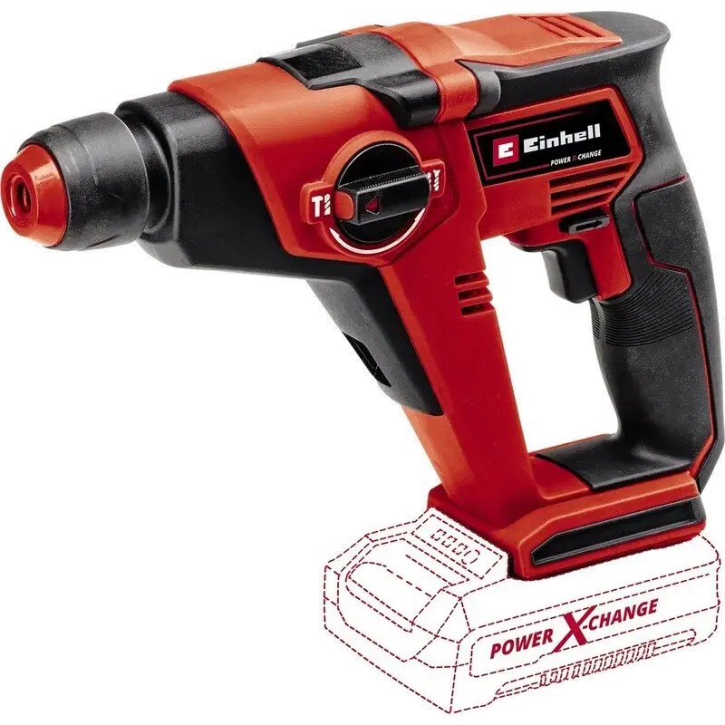Power X-Change draadloze rotatiehamer TE-HD 18/12 Li Solo - 18 V