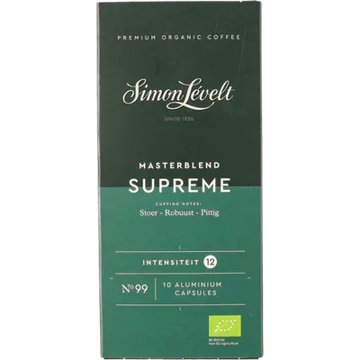 Capsules masterblend supreme