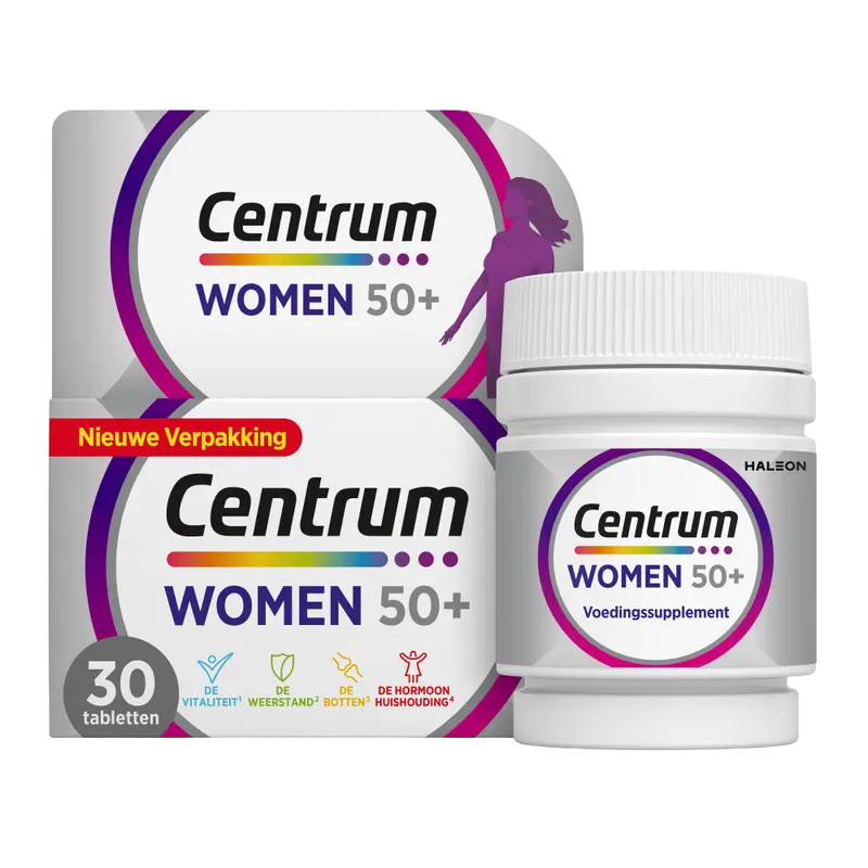 2x Centrum Woman 50+ Multivitaminen