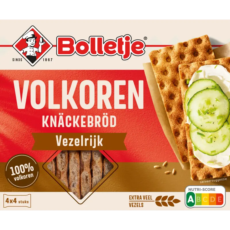 Knackebrod vezelrijk volkoren