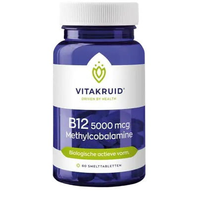 B12 5000 mcg Actief Methylcobalamine Vitamine