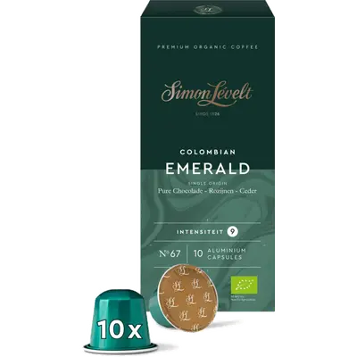 Colombian emerald capsules
