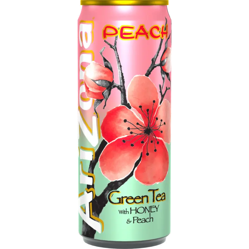 Green tea peach