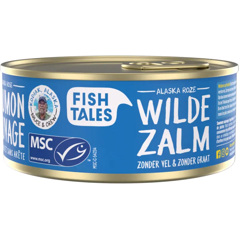 Wilde zalm zonder vel & graat