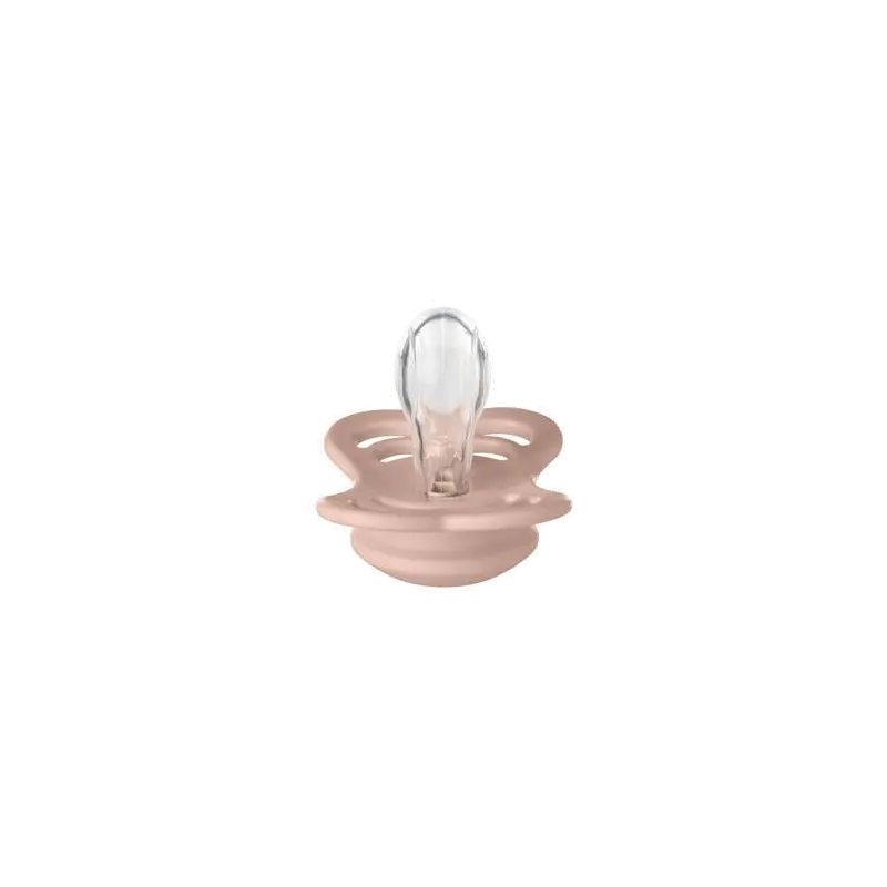Supreme fopspeen - maat 1 - Ivory / Blush (2 stuks)