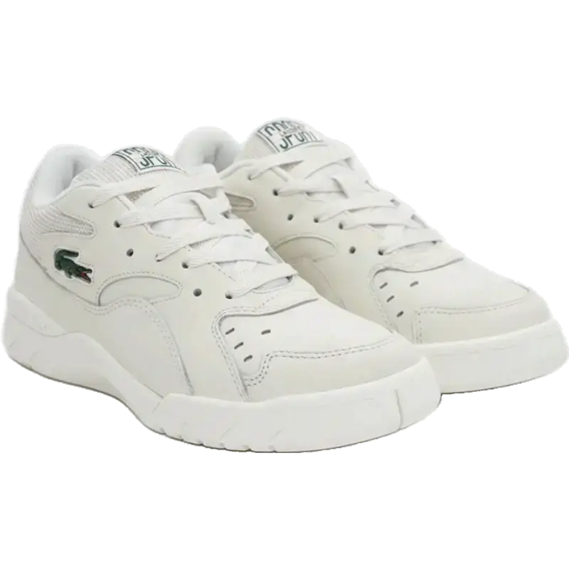 Aceline 96 124 6 Sfa gebroken wit/gebroken wit: retro sneaker geïnspireerd op de tennisbaan met strakke volledig witte uitstraling en gedempte zool, ideaal voor minimalistische stijl. 39,5