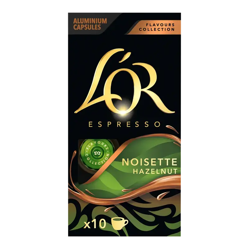 Flavours espresso caps hazelnut