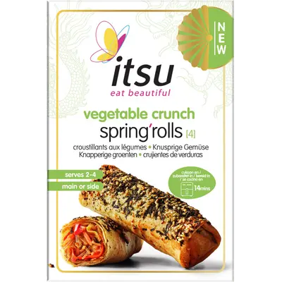 Vegetable crunch spring rolls