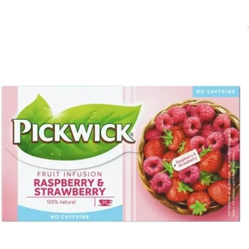 Fruit infusion raspberry & strawberry 20 zakjes