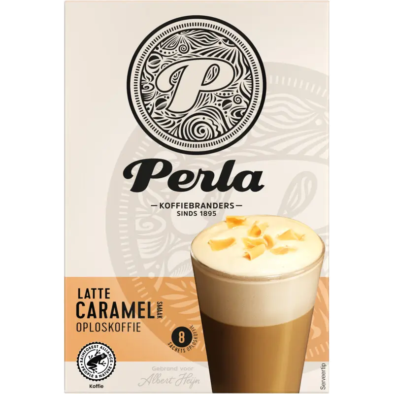 Latte caramel oploskoffie