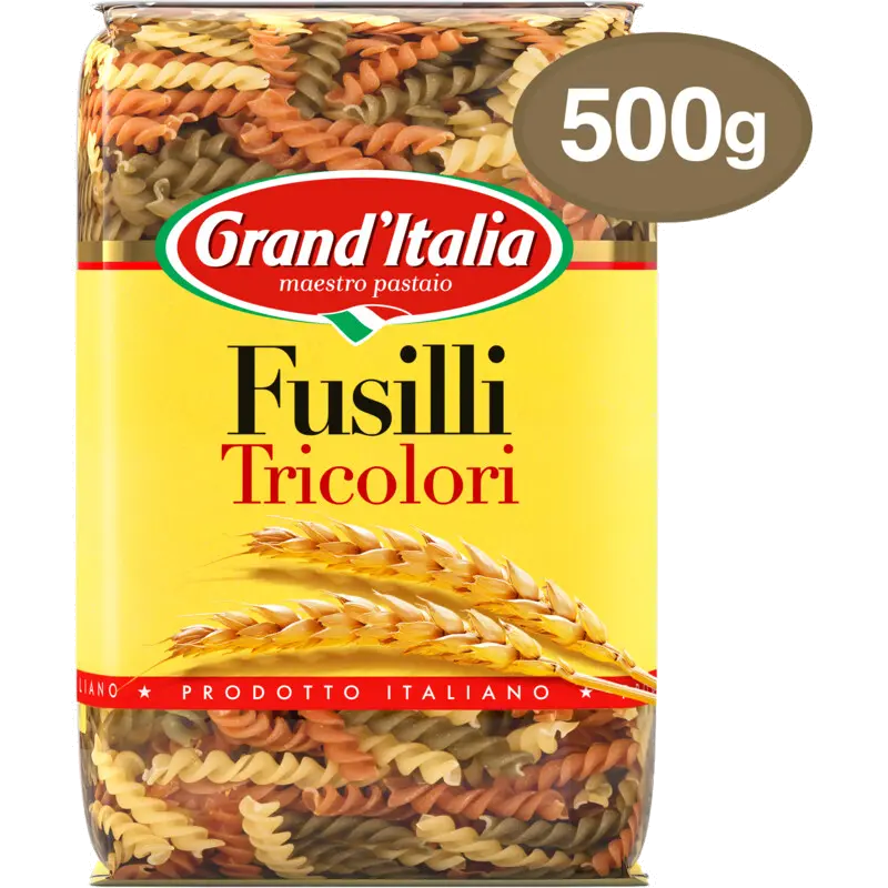 Fusilli tricolori