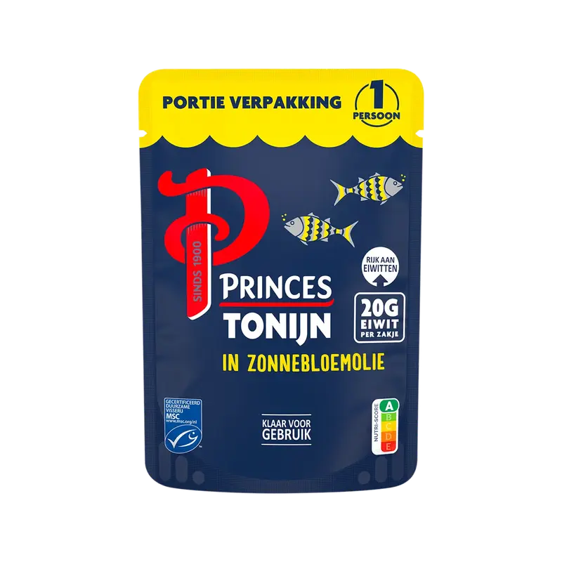 tonijn in zonnebloemolie pouch