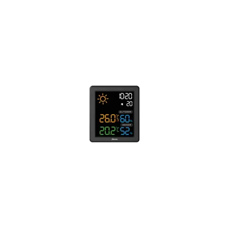Weerstation Ws1000 - Draadloos - Kleurendisplay 3,9" - Binnen- En Buitensensor