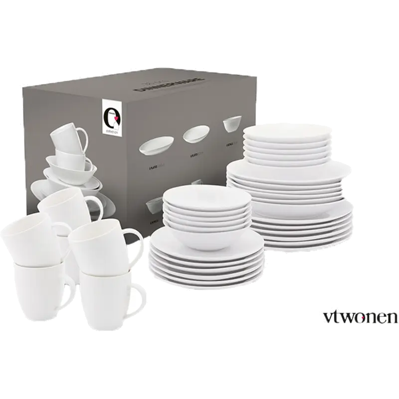 Serviesset 36-delig white