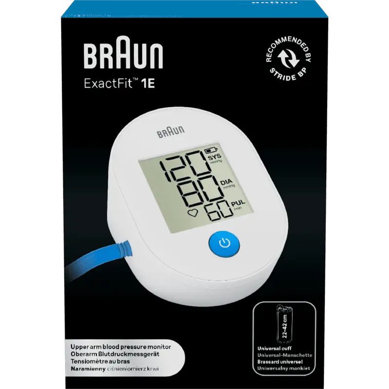 BUA4000EU Bovenarm Bloeddrukmeter ExactFit 1E