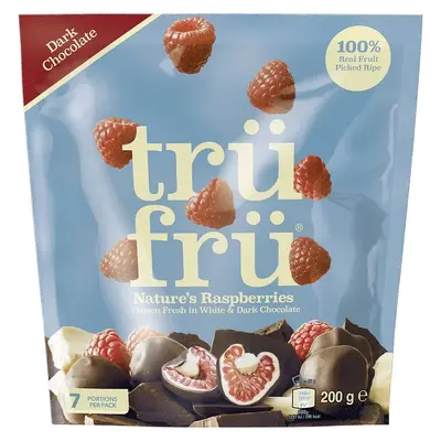Framboos wit en puur chocolade