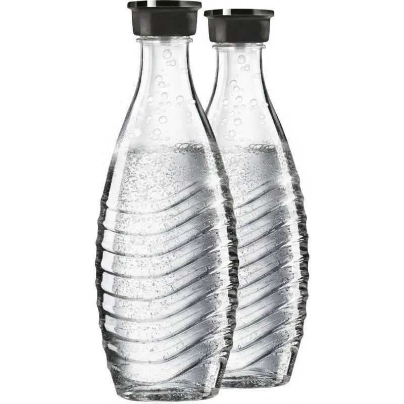 DuoPack bruiswaterapparaat - Maak bruiswater thuis - Inclusief twee glazen karaffen - BPA-vrij