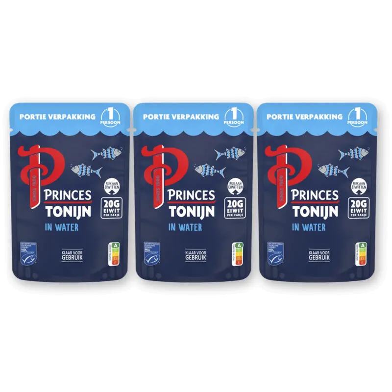Tonijn in water 3-pack