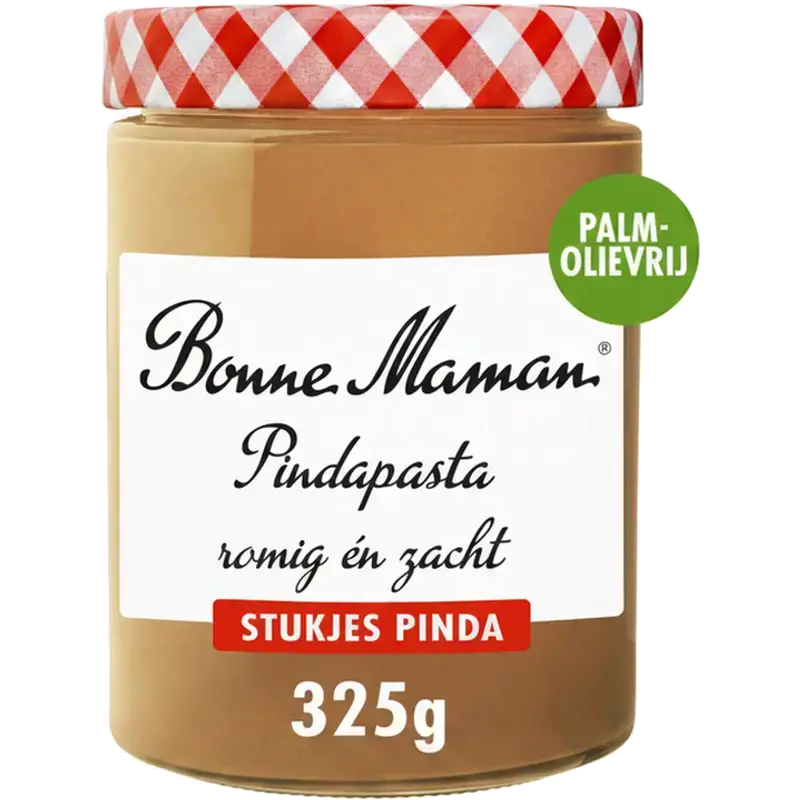Pinda pasta met stukjes