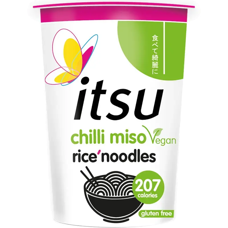 Chili miso rice noodles