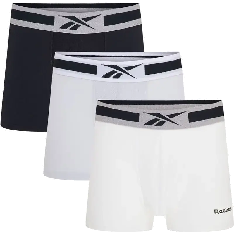 RBK Sportboxershorts MED HINLO - grijs/wit/zwart - S