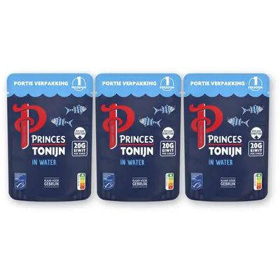 Tonijn in water 3-pack