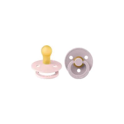 Colour Pacifier - Stage 1 Fopspeen - 0+ maanden - 2 stuks - Dusky Lilac / Blossom