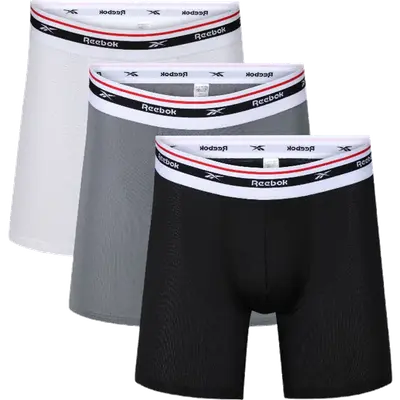 heren sportboxershorts Finlo zwart/wit/grijs L