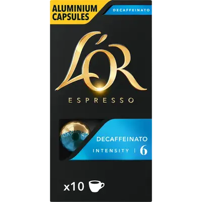Espresso Decaffeinato Aluminium Capsules 10 Stuks