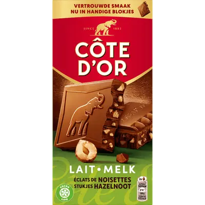 Chocolade tablet melk-hazelnoot