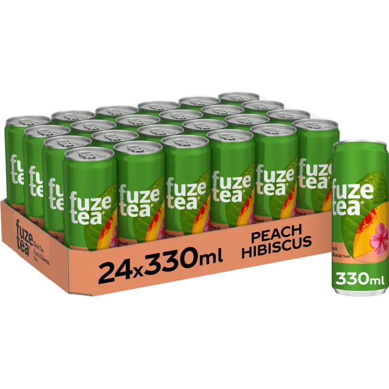 Black tea peach hibiscus 24-pack