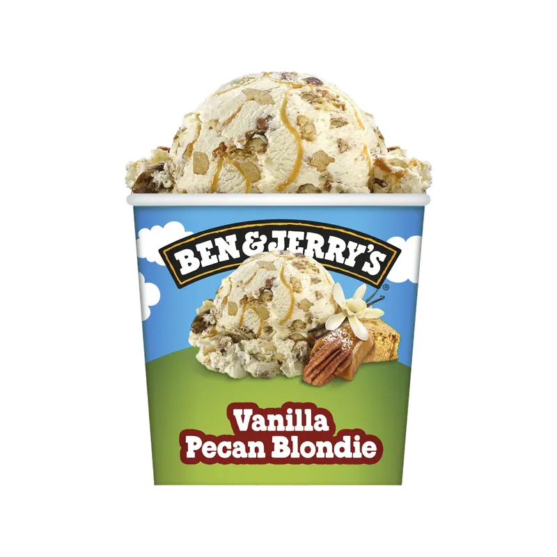 Vanilla pecan blondie