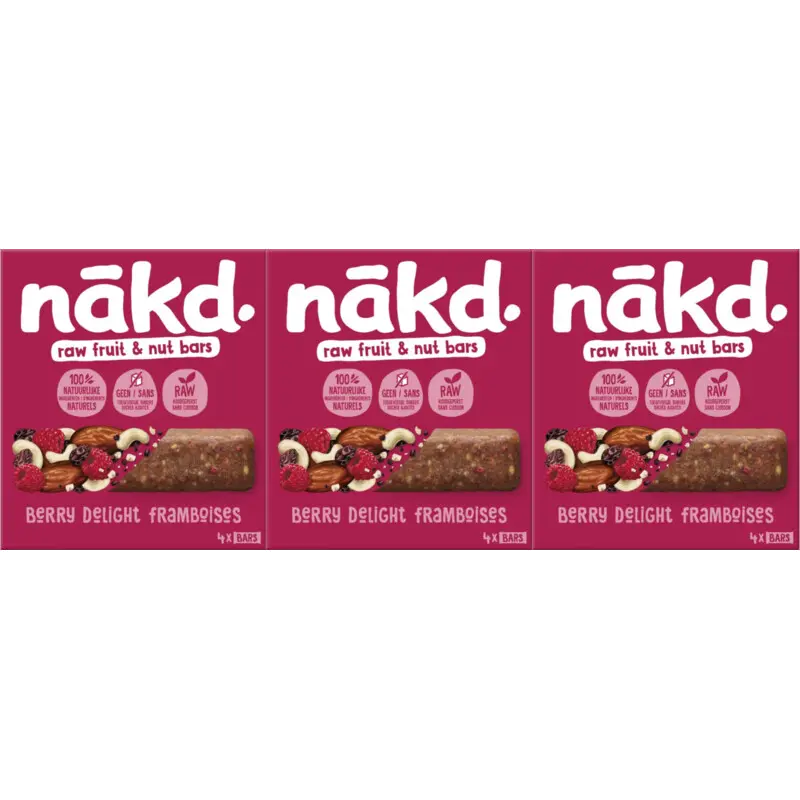 Berry delight bars 3-pack