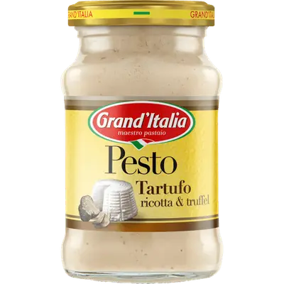 Pesto truffel en ricotta