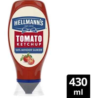 Ketchup 50% minder suiker