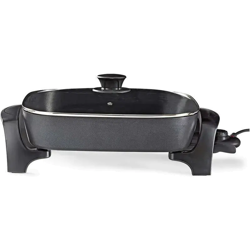 Elektrische Hapjespan 40 cm Dik Gegoten Aluminum Body 7 L 2200 W
