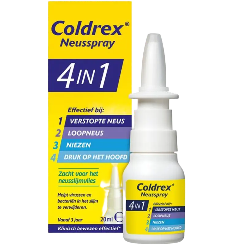 2x Coldrex Neusspray 4 in 1 20 ml