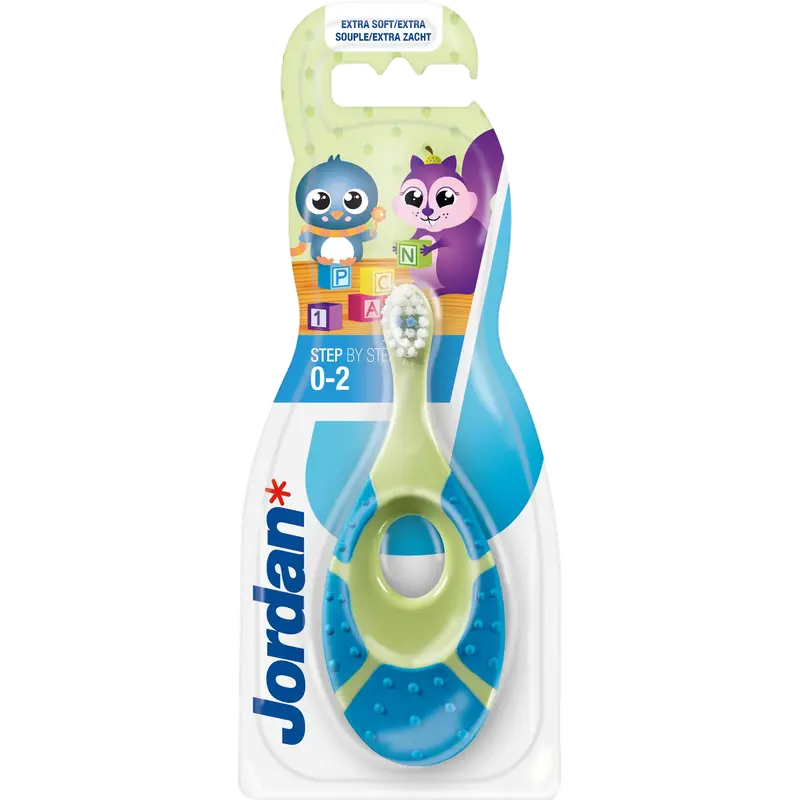 26% korting: Jordan Kindertandenborstel Step By Step Baby 1 stuk