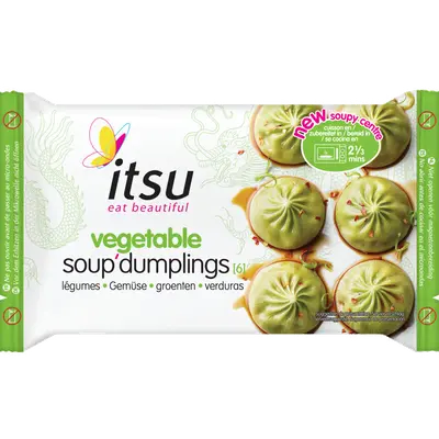 Vegetable soup dumplings