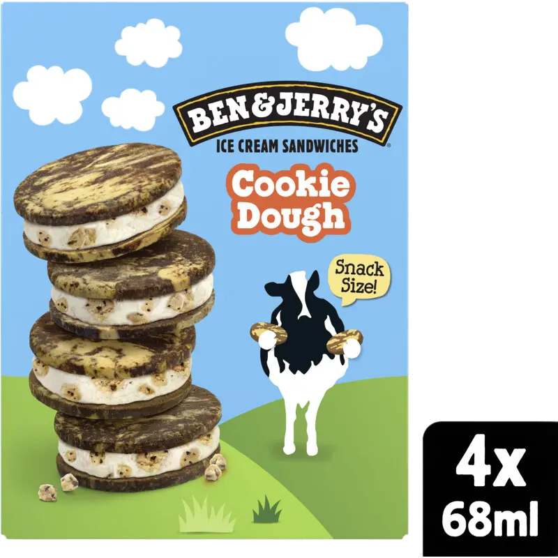 Cookie dough sandwich