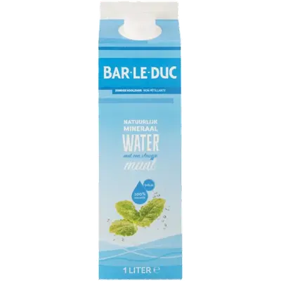 Natuurlijk mineraalwater munt