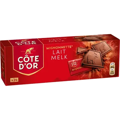 Mignonnette chocolaatjes melk bel