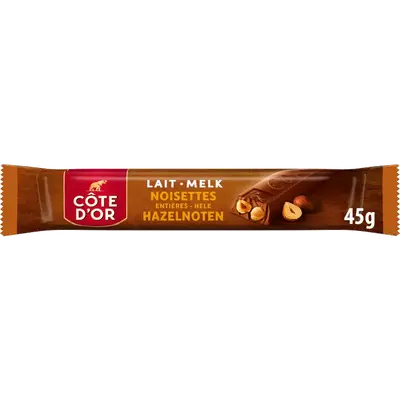 Chocoladereep melk hazelnoten