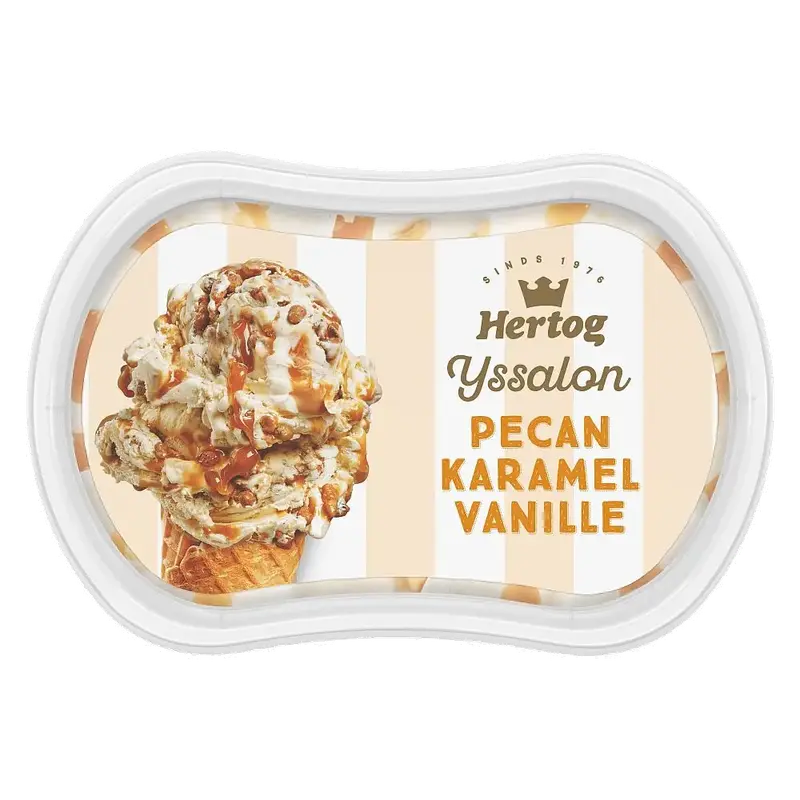 Ijssalon mini pecan karamel vanille